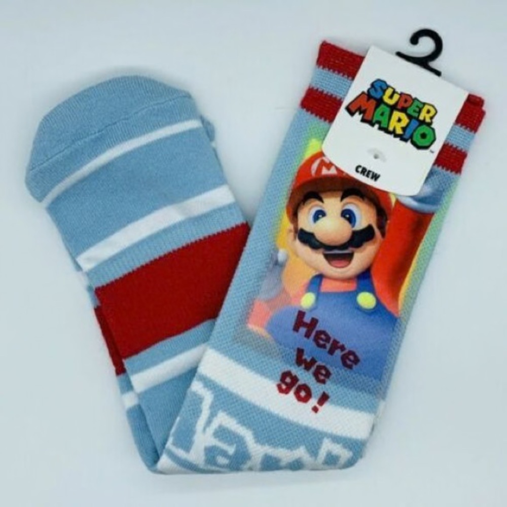 Bioworld Super Mario Crew Socks
